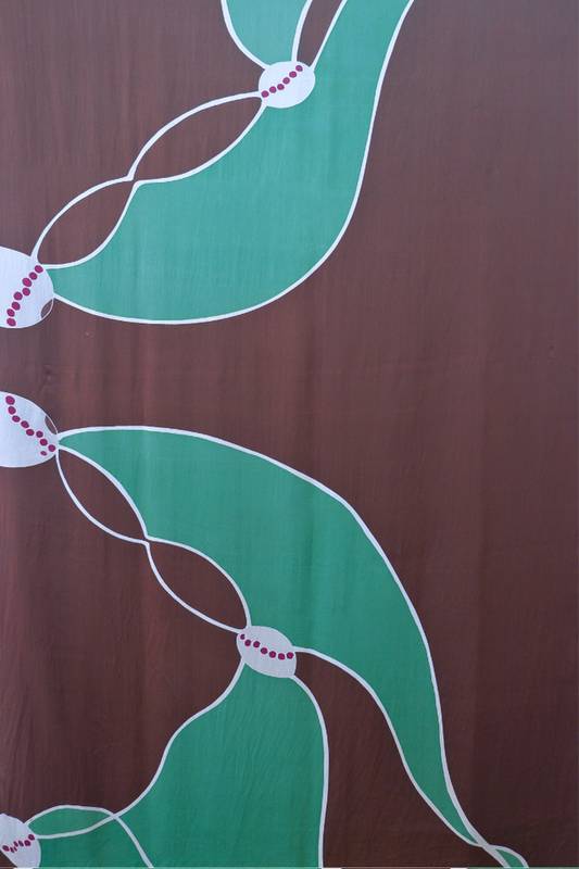 Chocolate Batik Loose Fabric Length (4.2m)