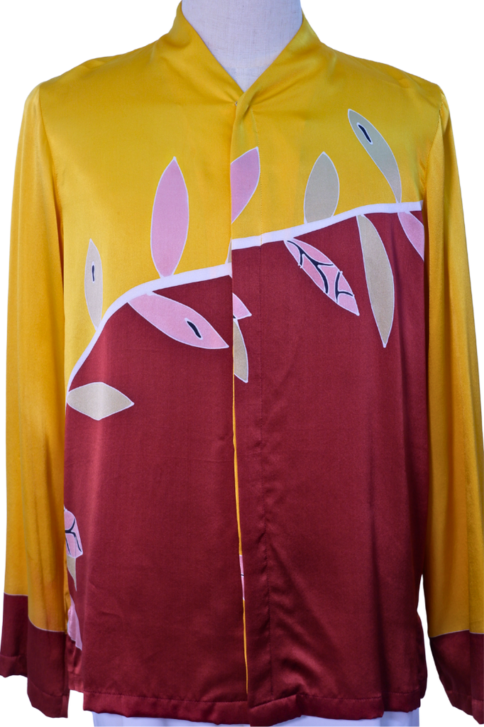 Yellow & Brown Batik Shirt