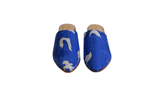 Blue Alhambra Mules