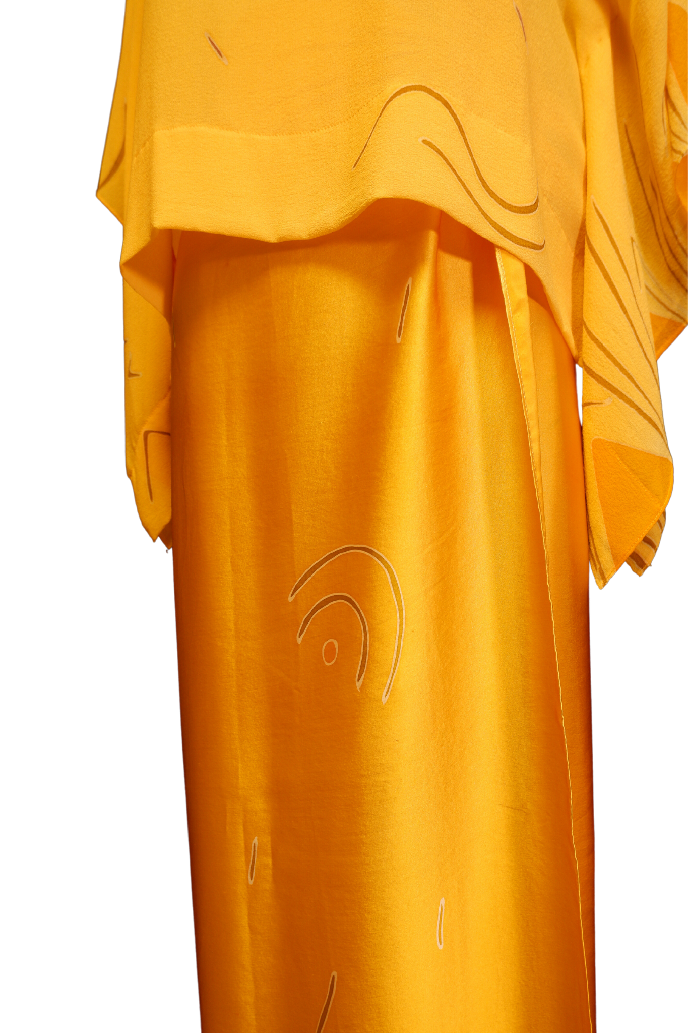 Pink Jambu - Kaftan Blouse & Pareo Ensemble