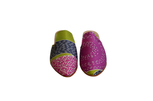 Purple Sevilla Mules