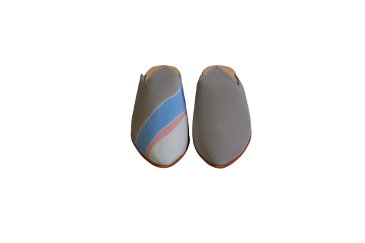 Grey Valencia Mules