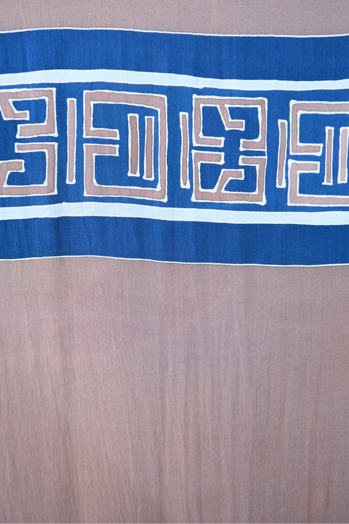 Malt Brown Batik Loose Fabric Length (4.2m)