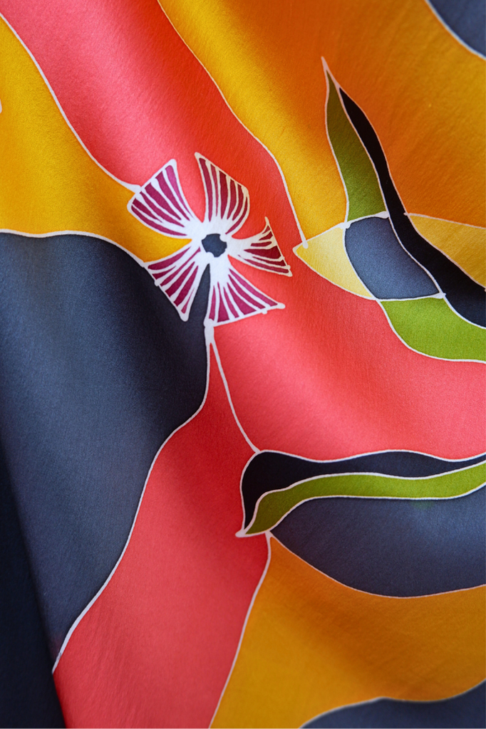 Multicolour Batik Loose Fabric Length (4.2m)
