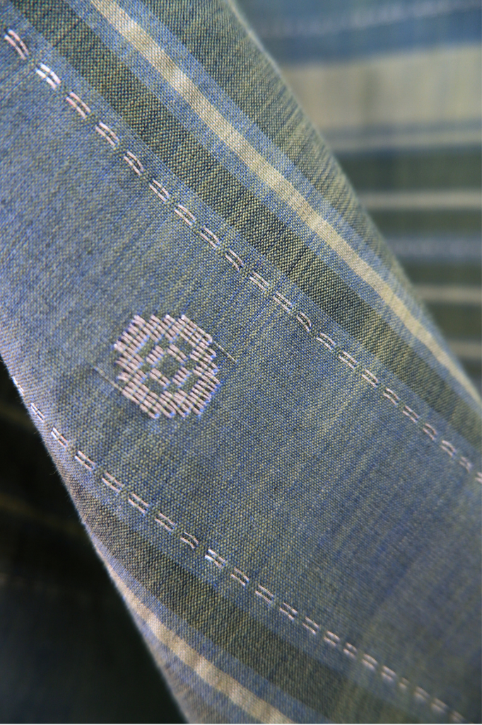 Grey Loose Fabric Length in Royal Pahang Weave (4.5m)